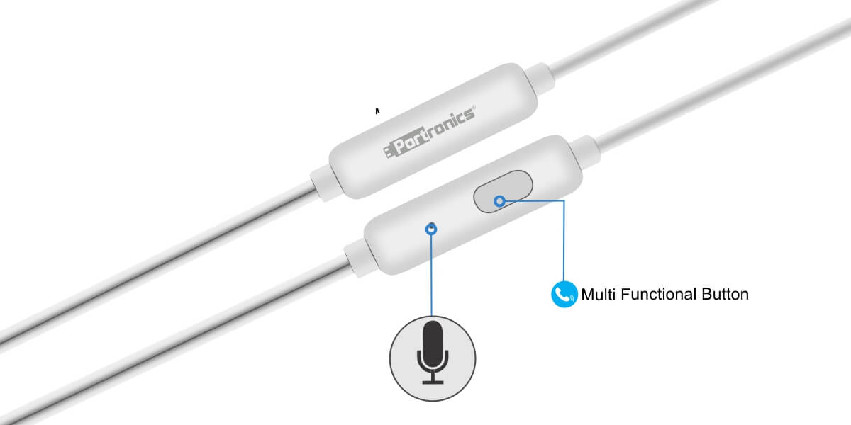 Portronics POR-678 Conch Beta Wired Headset