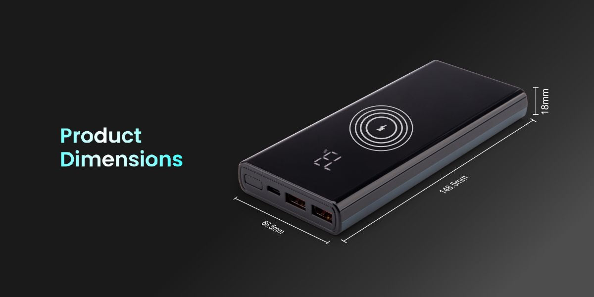 Portronics Power Bank 10W with Wireless Charging