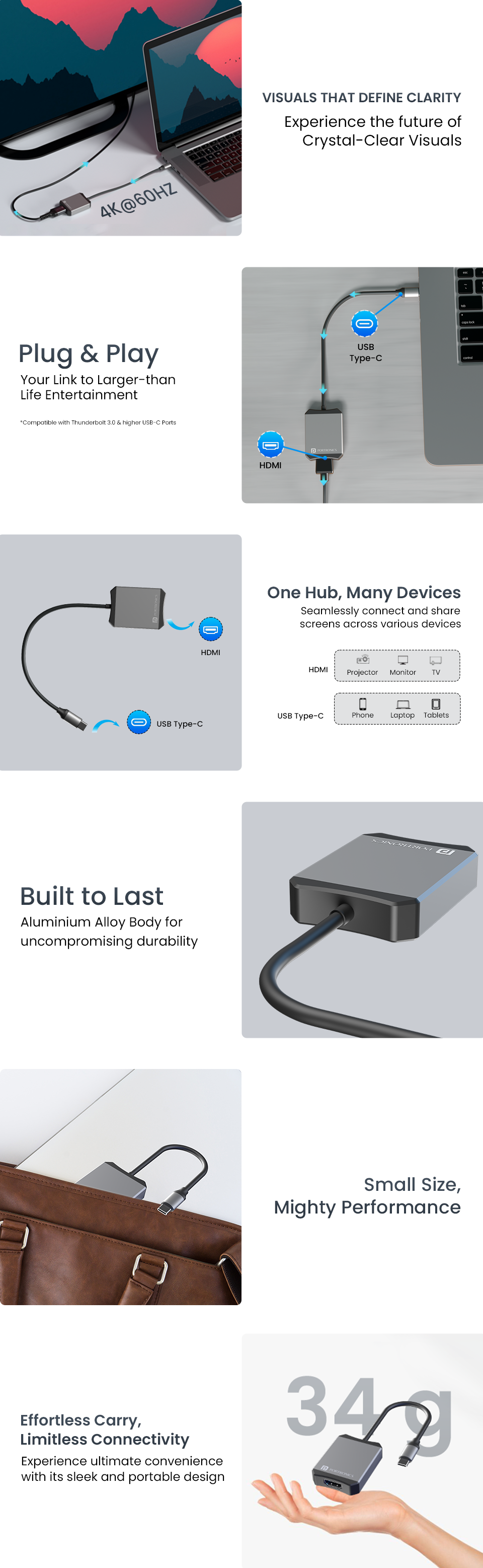 Portronics Mport X1 Ethernet Adapter