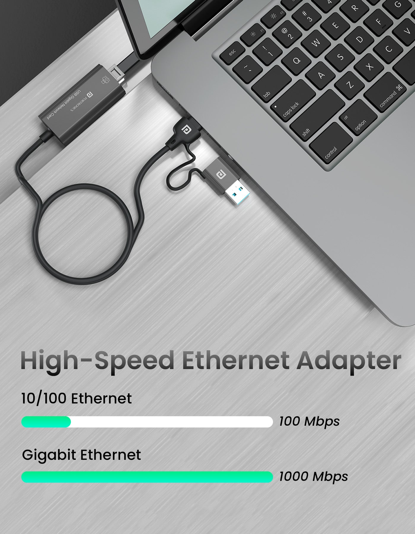 Portronics Mport X1 Ethernet Adapter usb with fast speed internet