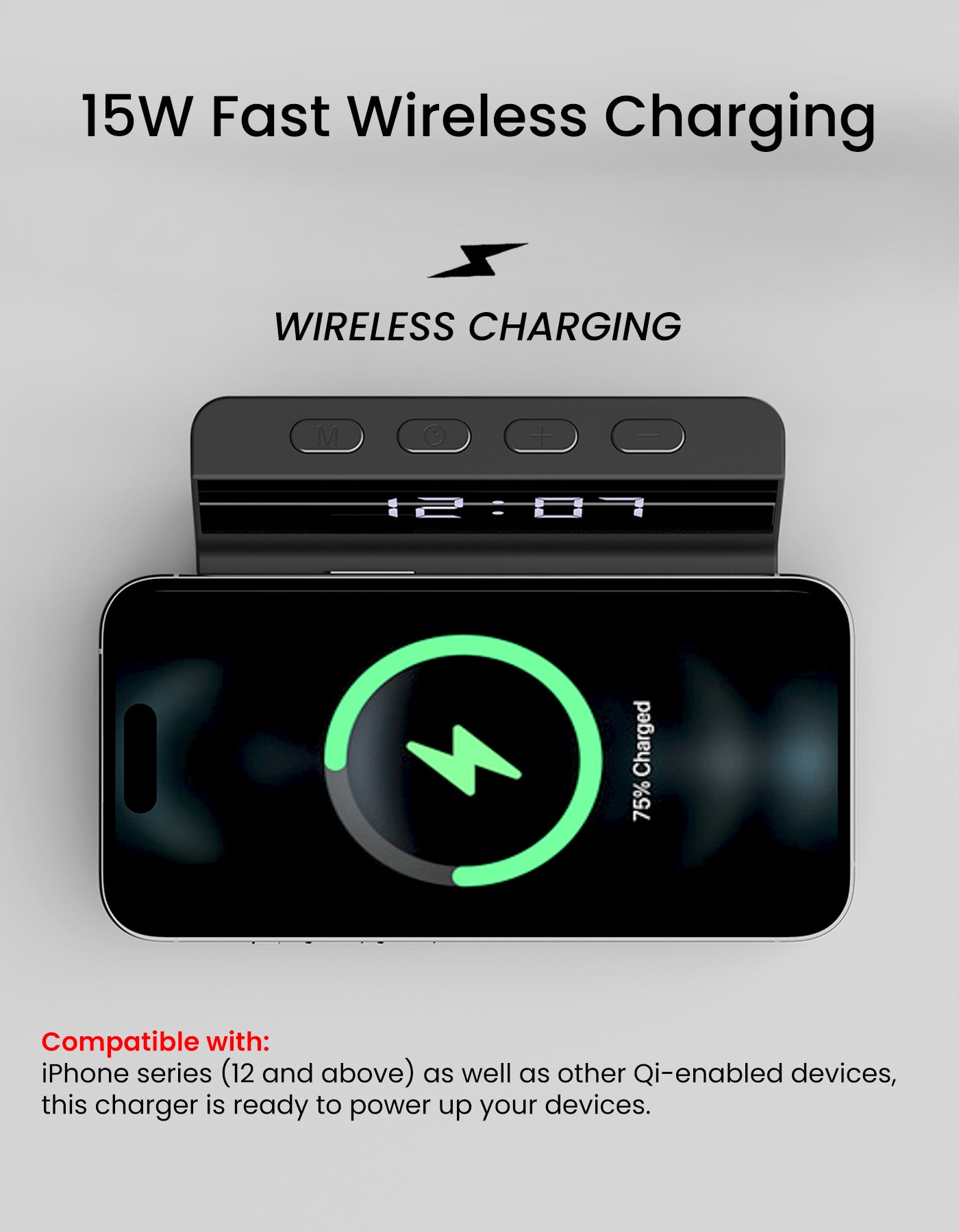 Portronics Freedom 4A Fast Wired & Wireless Charger