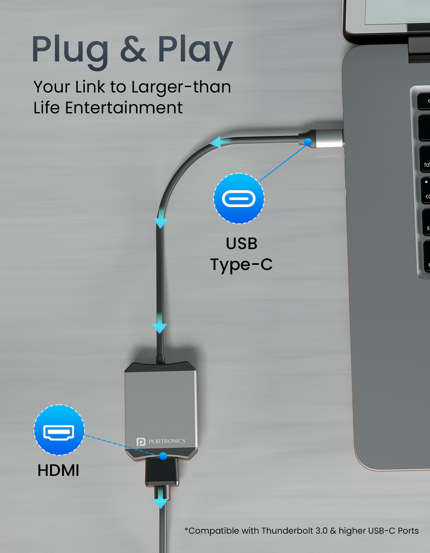 Portronics Mport X1 Ethernet Adapter usb hub compatible with all devices