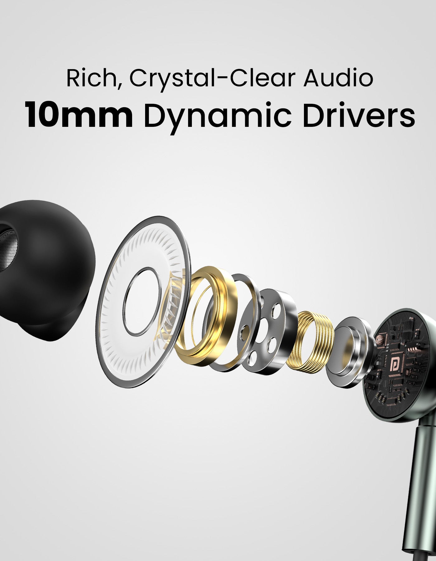 Sleek, comfortable, and stylish earbuds for hours of uninterrupted listening pleasure