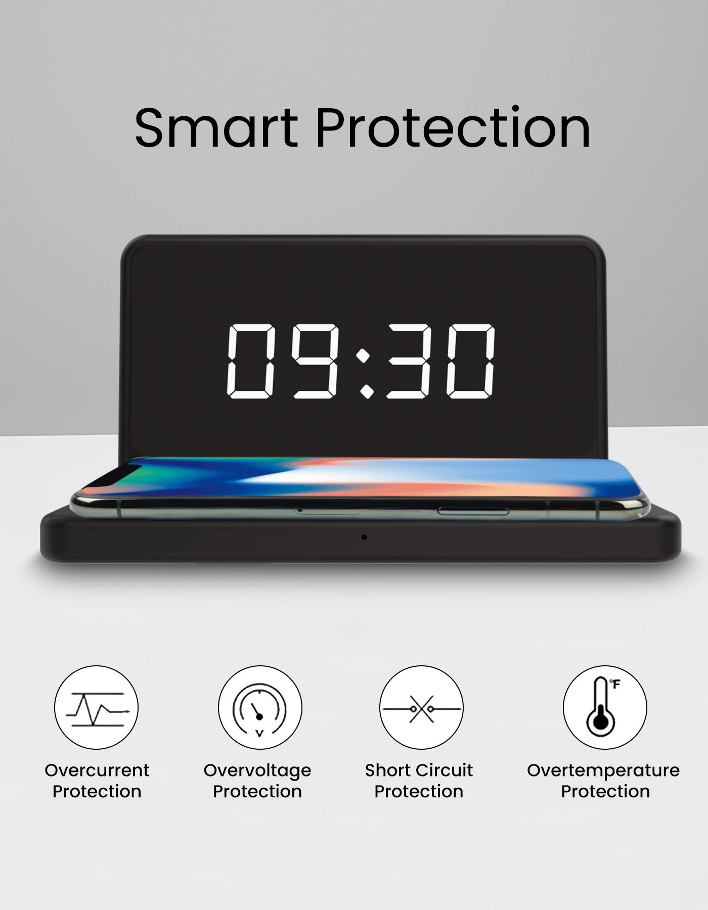 Portronics Freedom 4A Fast Wired & Wireless Charger safe device