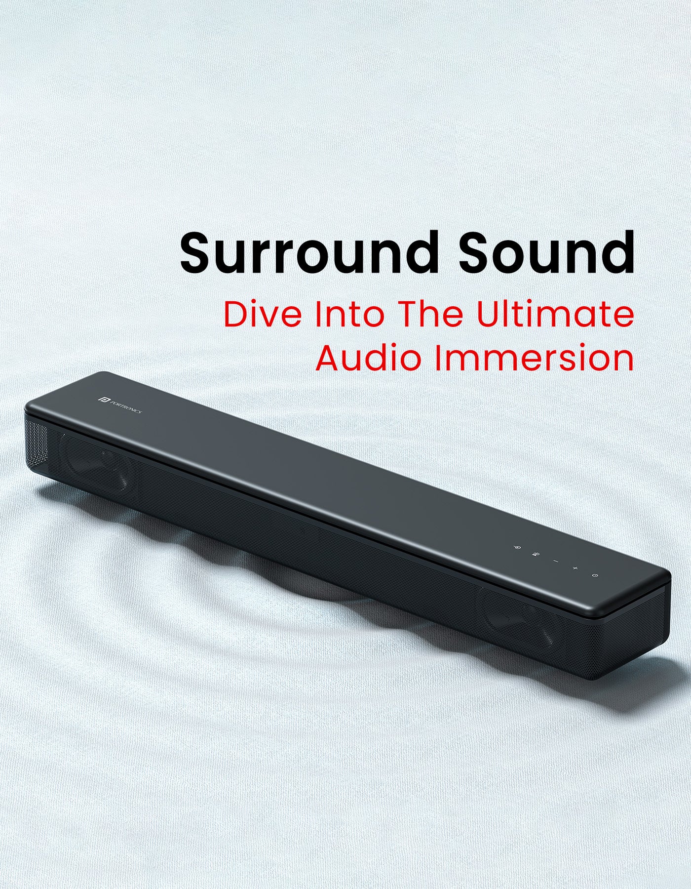 Portronics sound slick 8 sound bar speaker bluetooth with Multiple sound modes to suit your musical situations