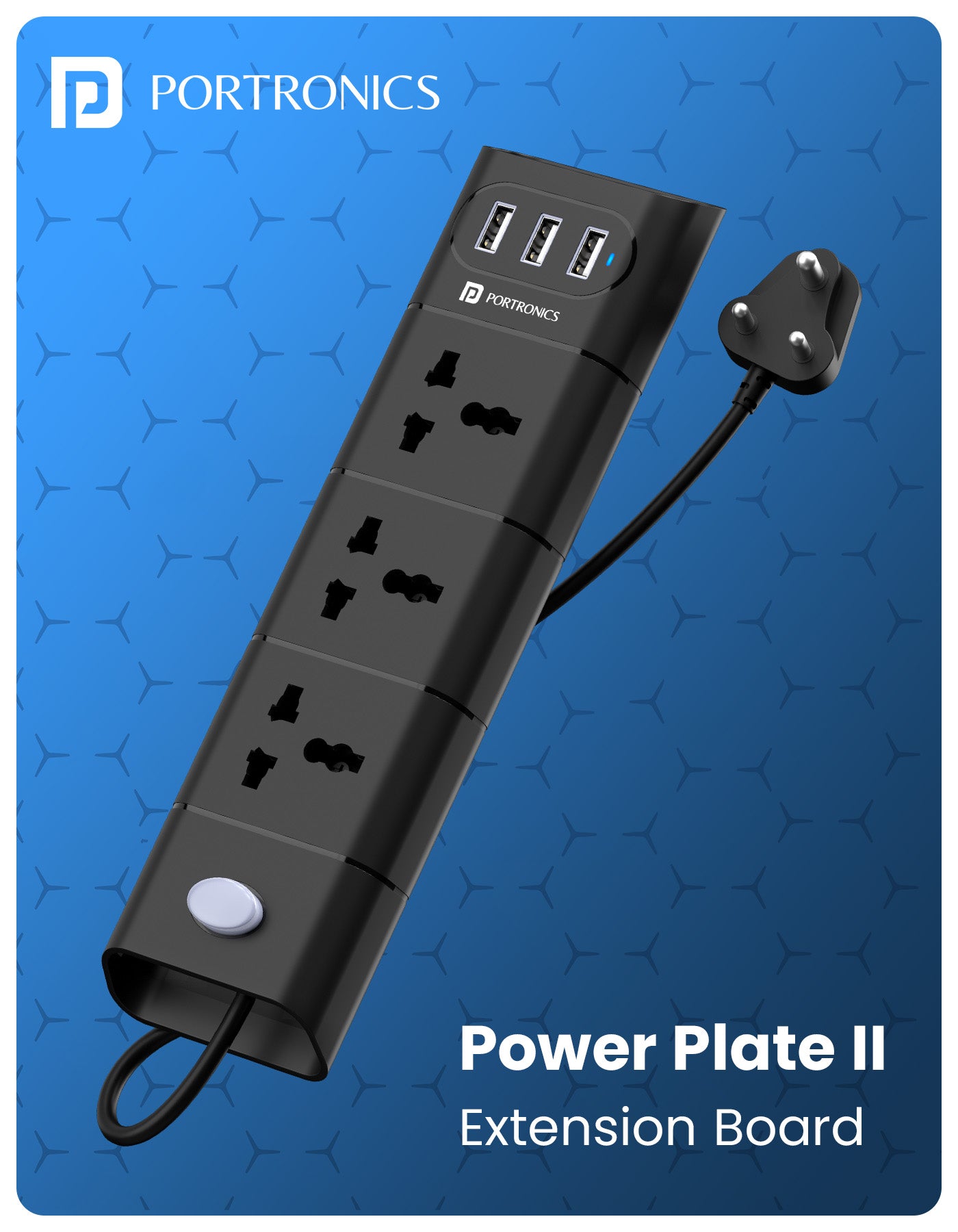 Power Plate II - Power Extension Board with 4 Power Sockets