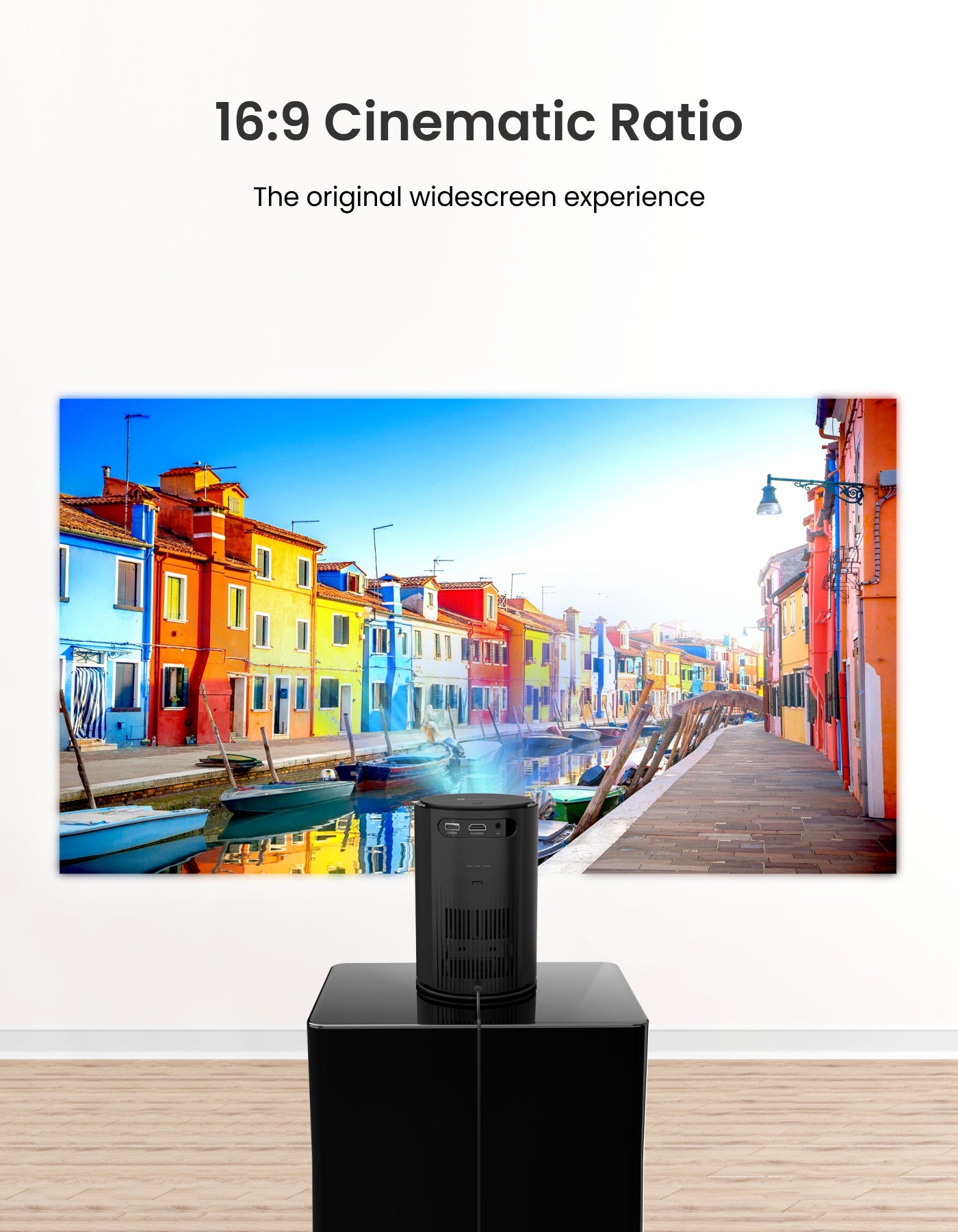 Portronics Beem 400 smart mini led projector| Portable projector for home with 16:9 cinematic ratio