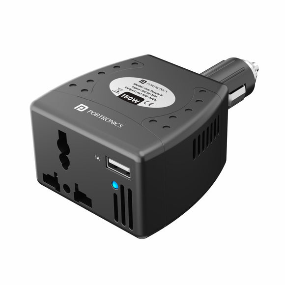 Buy Portronics Car Power Mini Dual Port USB Car Charger