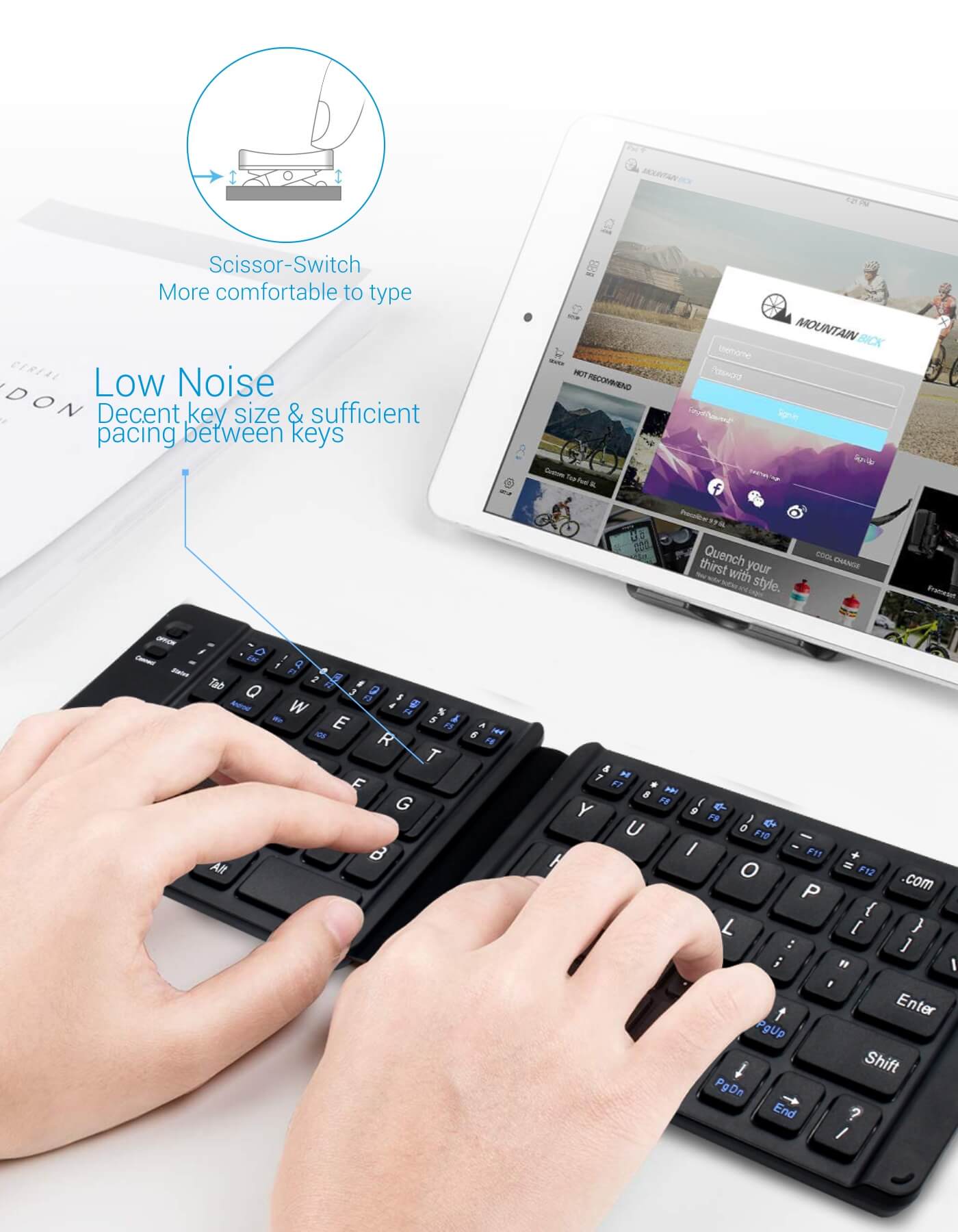 Portronics Chicklet Pocket Friendly price of Wireless Keyboard is 1149 rs