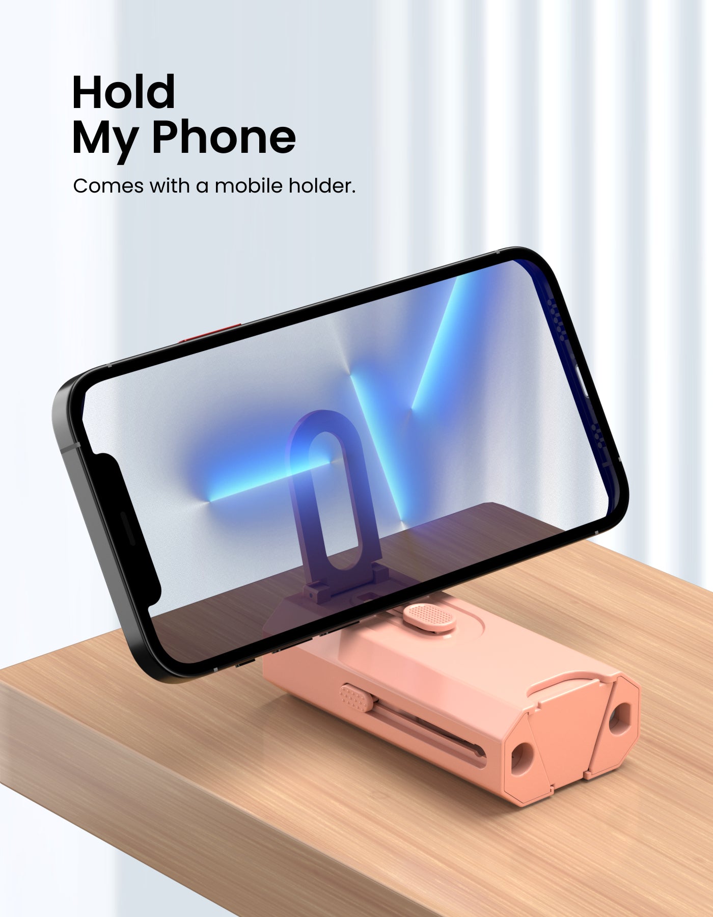 phone holder from portronics Clean M