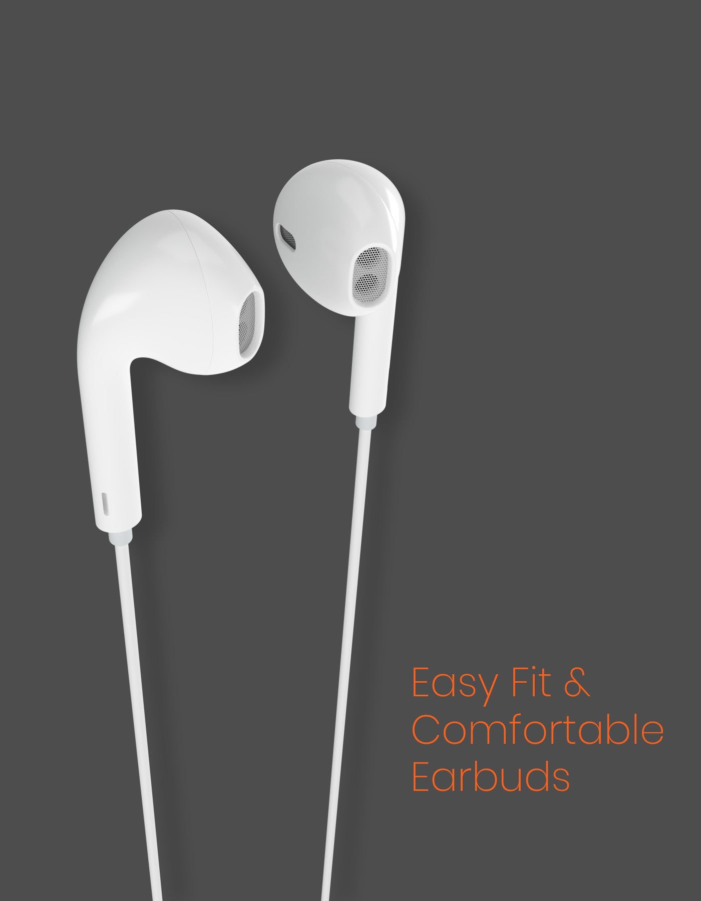 Portronics Conch 40: Wired Earphones with 8 Pin Charging Port
