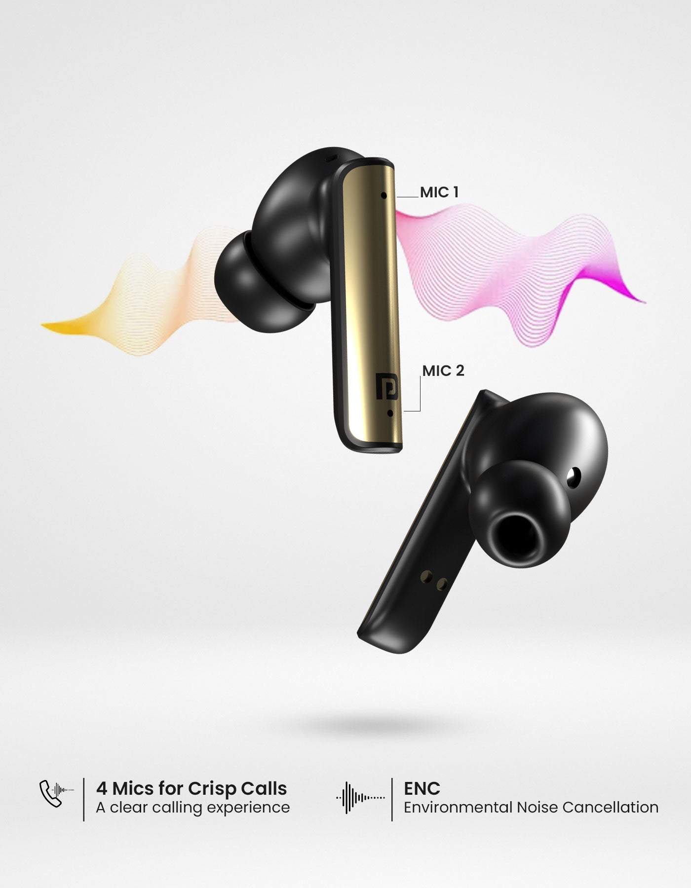 Fast Connecting wireless earbuds from portronics