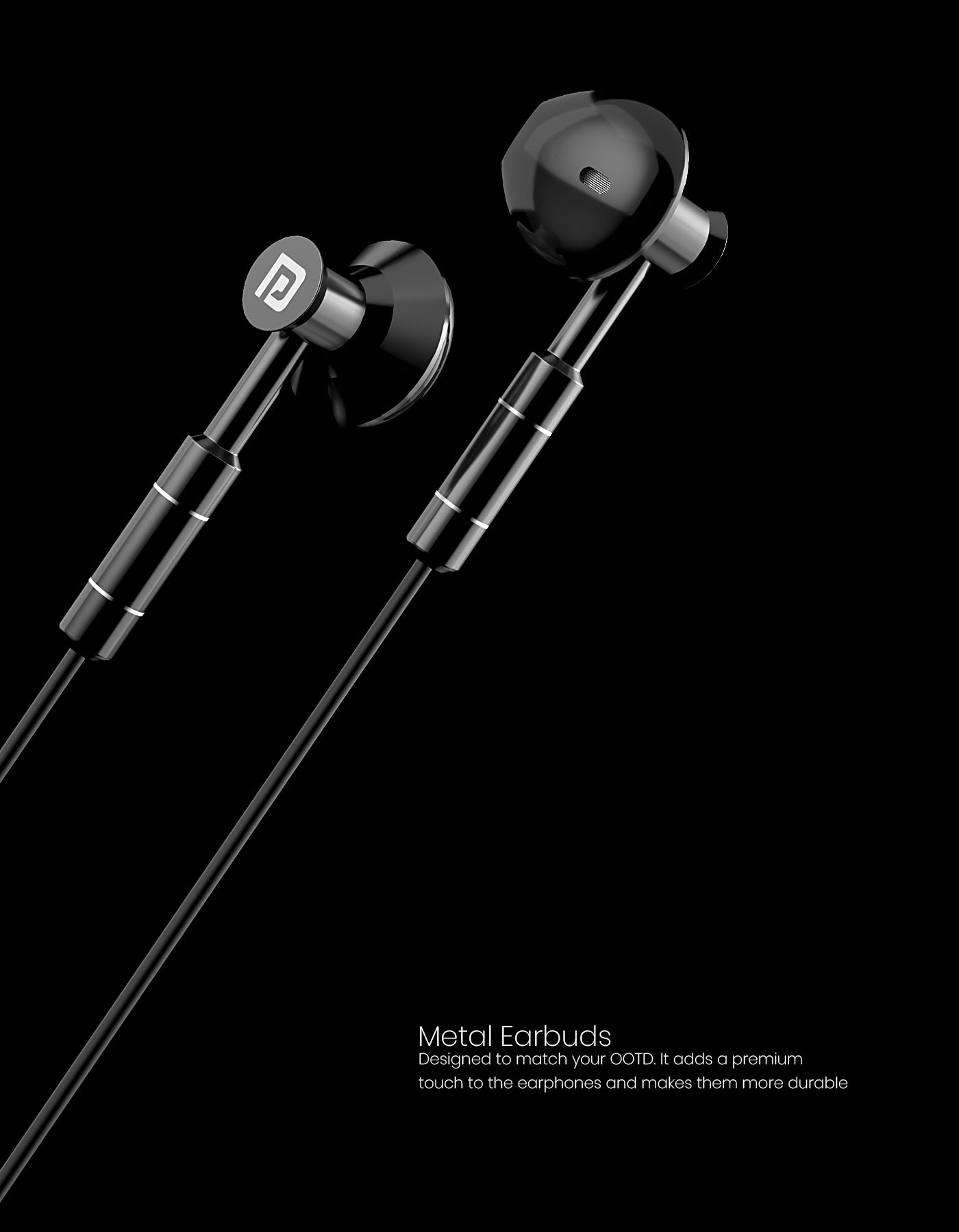 Ear 1 Stylish Wired Earphones good quality material