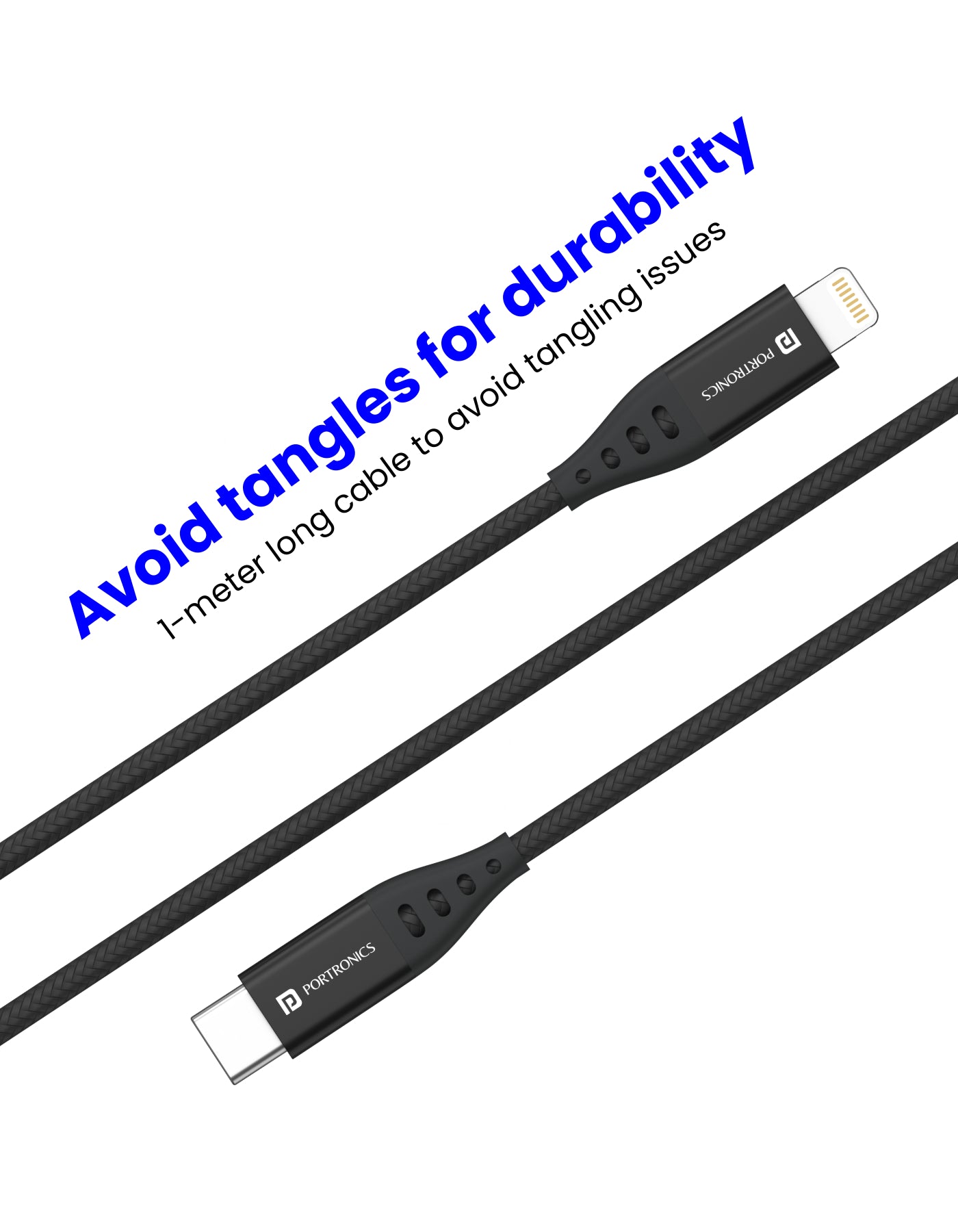 to avoid tangle 1M long cable