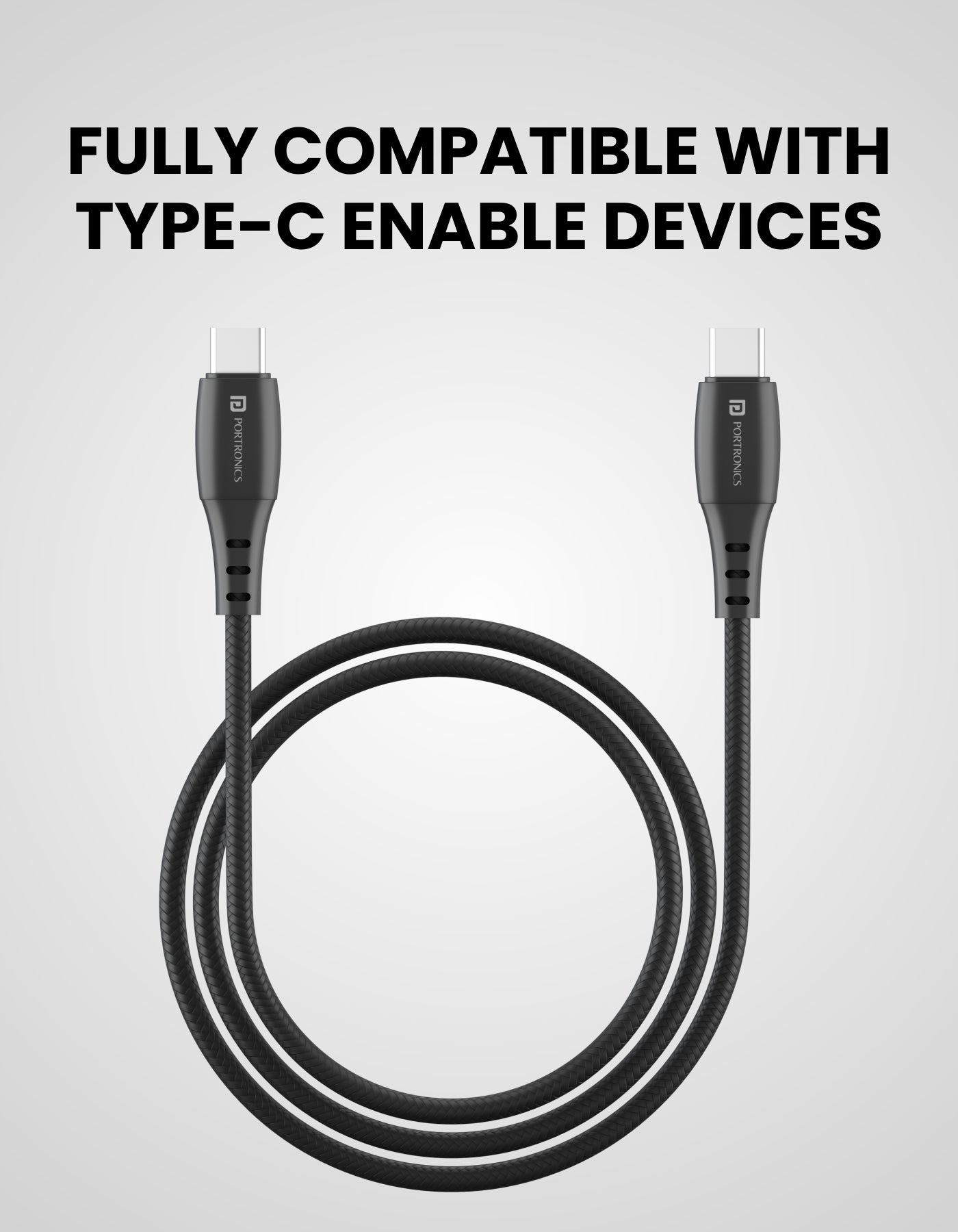 Portronics Konnect A type c to type c cable