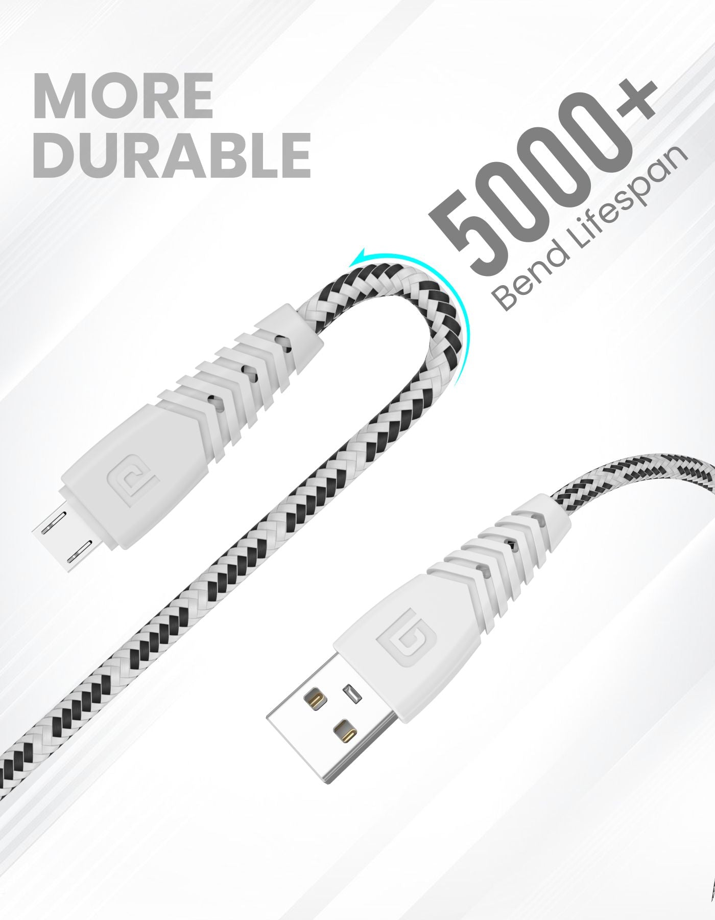 Portronics Konnect Spydr Micro USB Cable