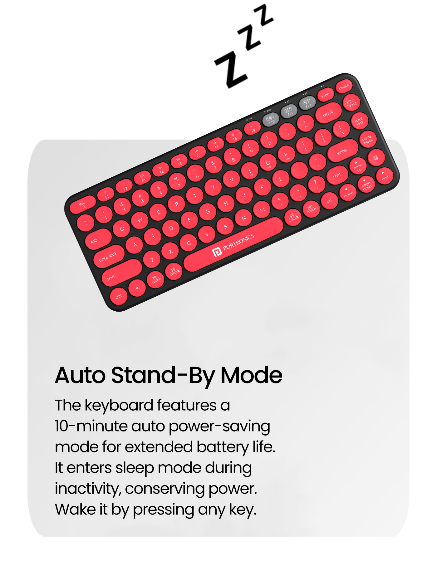 Portronics Bubble 2.0 Bluetooth keyboard