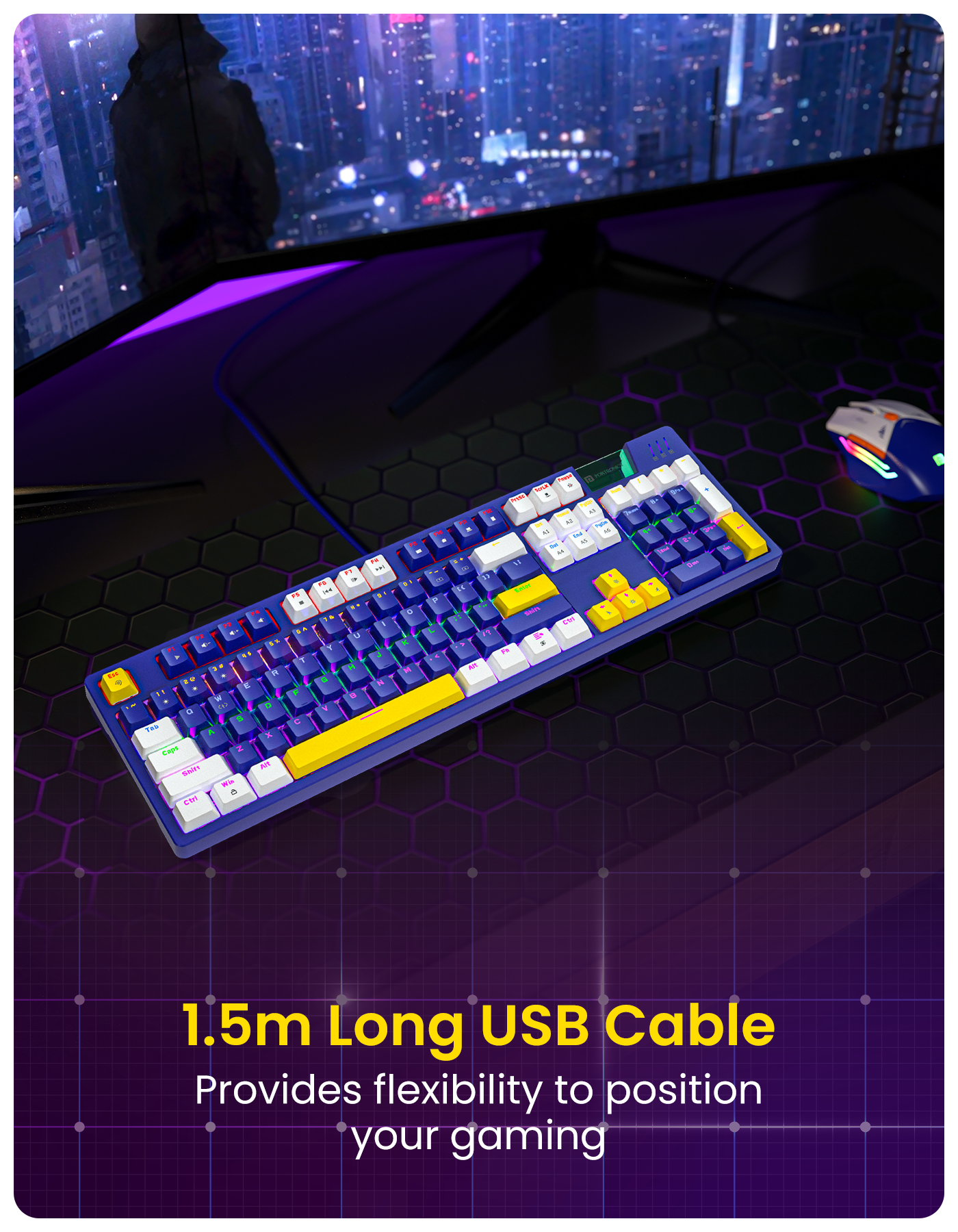 Portronics K2- Gaming Keyboard| Wired gaming keyboard at best price