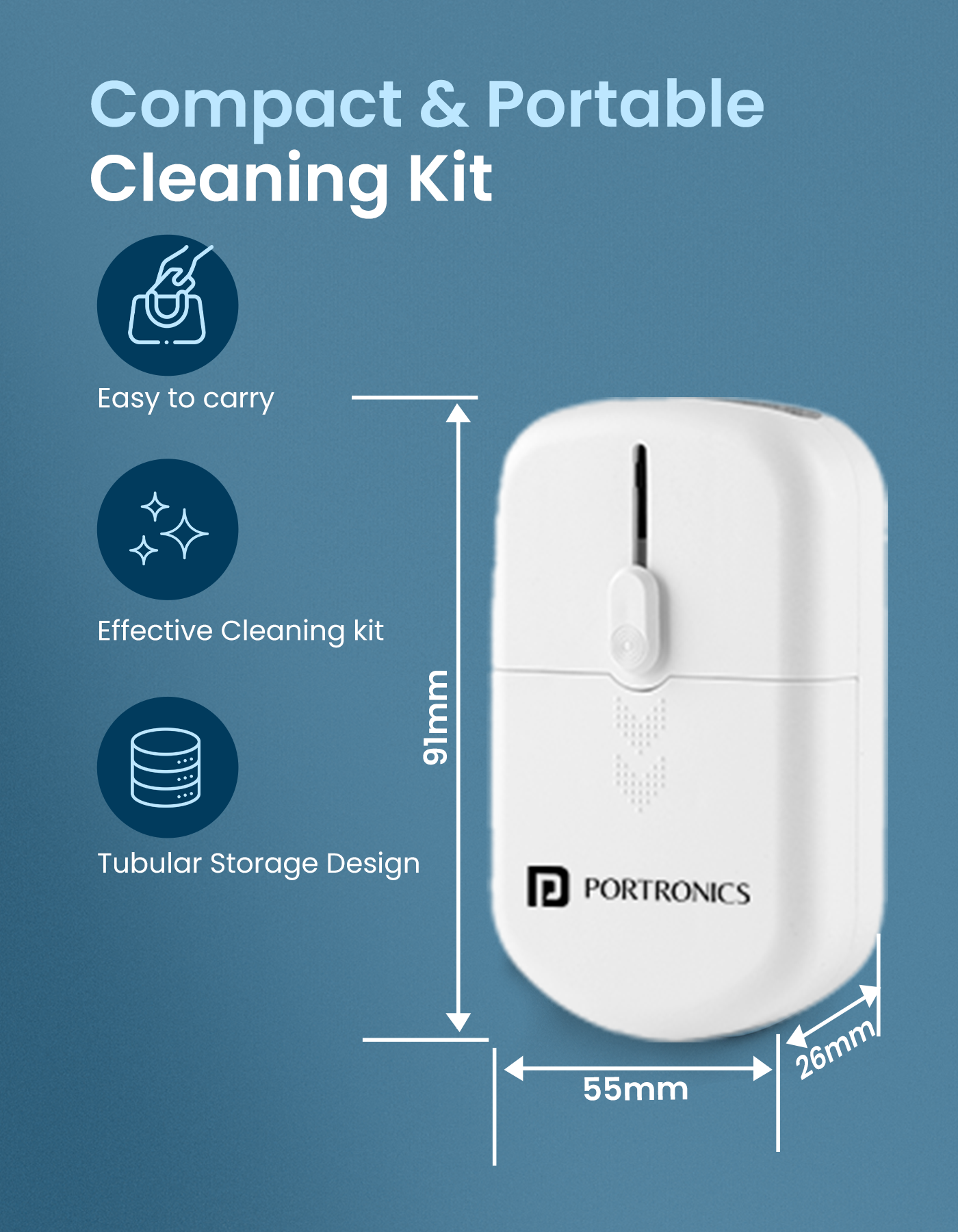 Portronics Smart gadget cleaning