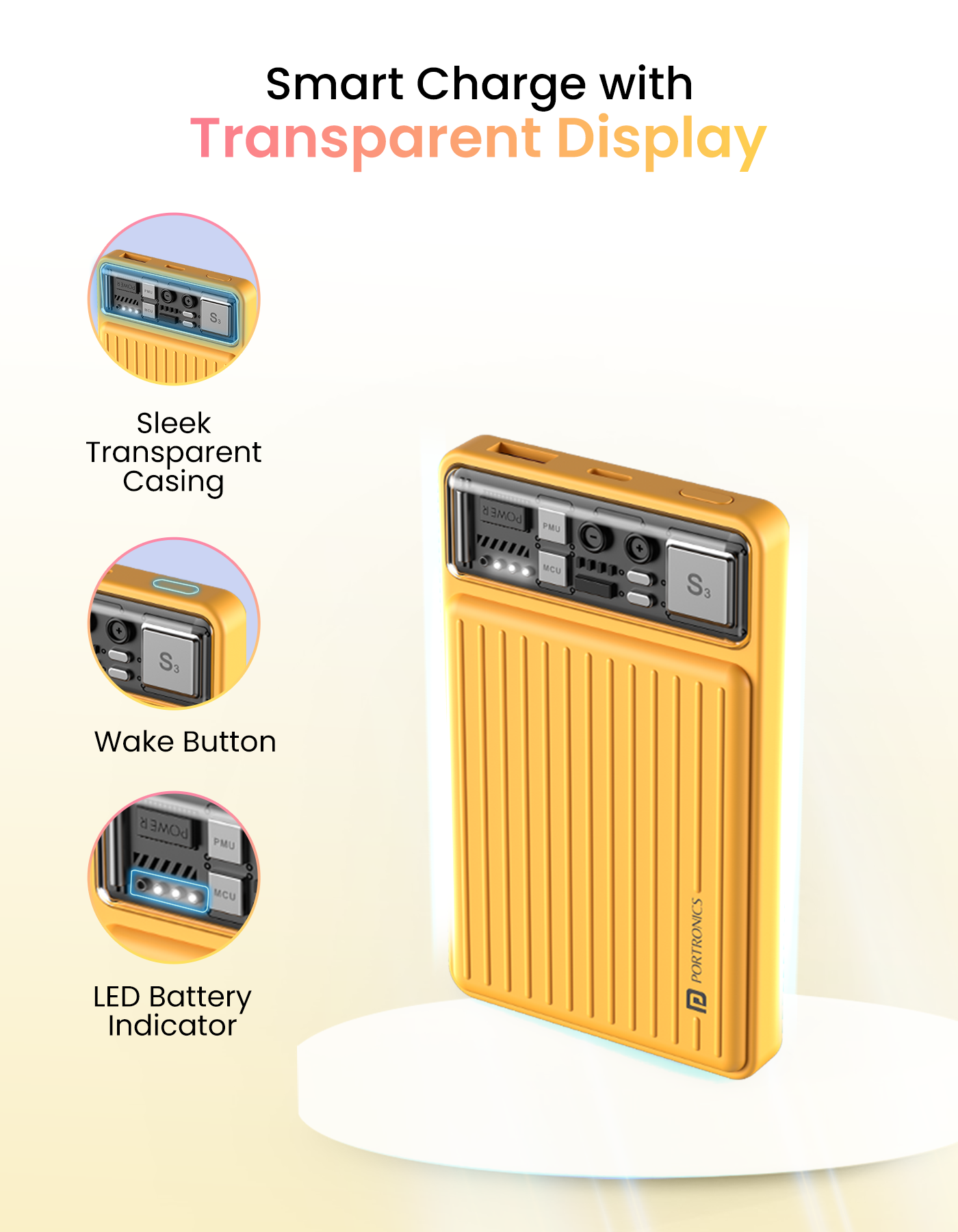 Luxcell mini 10k 10000mah power bank comes with smart chip