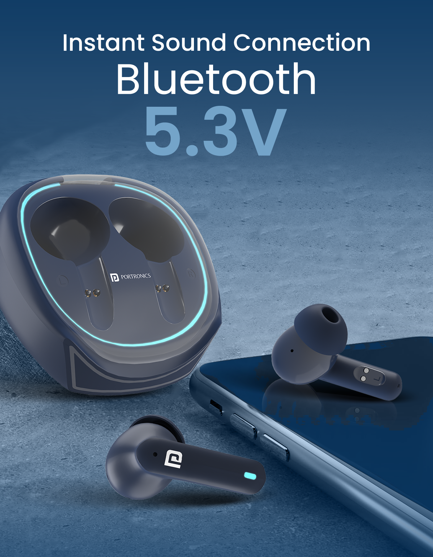 Portronics Harmonics Twins s11 TWS wireless bluetooth earbuds |wireless earbuds| best earbuds online with ANC and ENC feature