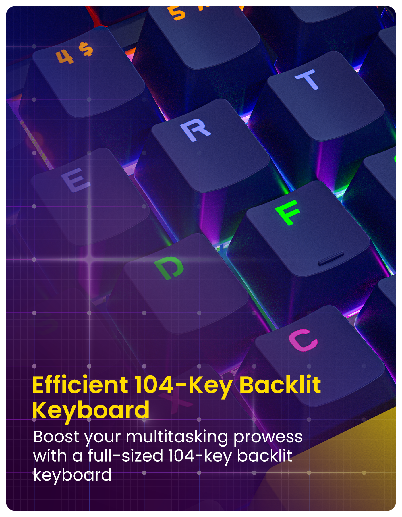 Portronics K2- mechanical Gaming Keyboard with 50million durable keystrokes| laptop  keyboard price| keyboard for laptop