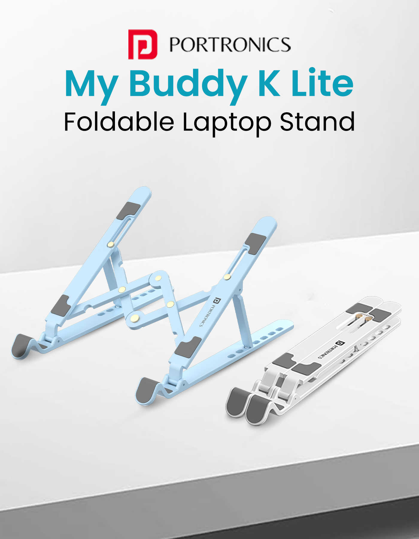 My buddy K lite portable and foldable laptop stand