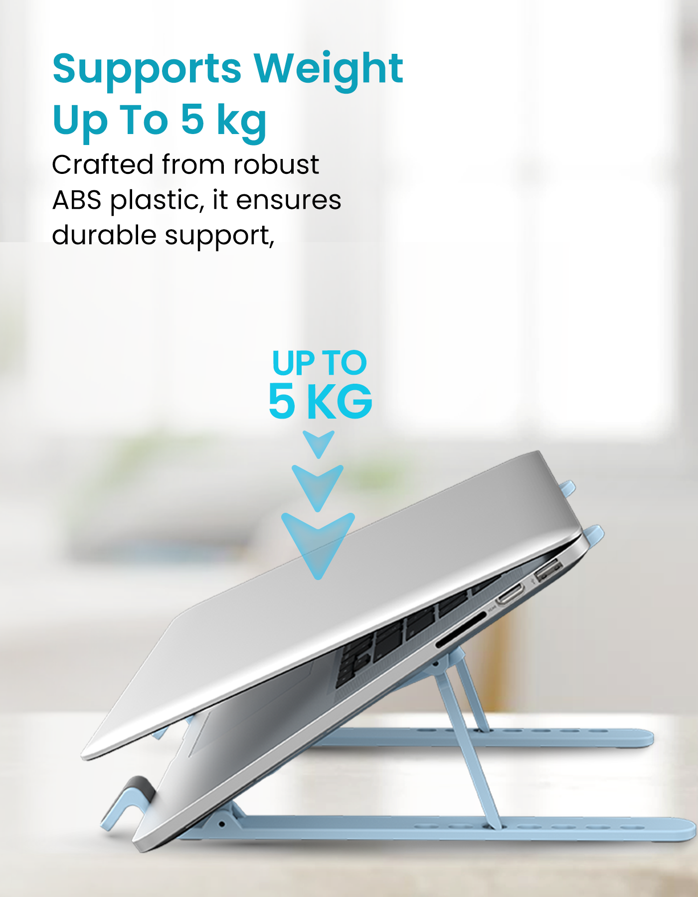My buddy K lite portable laptop stand support up to 5kg weight