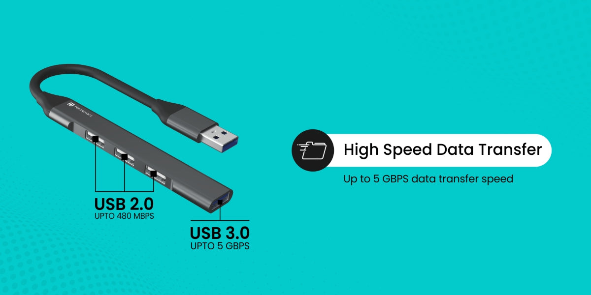 Portronics Mport 31 USB hub has 2 USB 2.0 and 1 USb 3.0