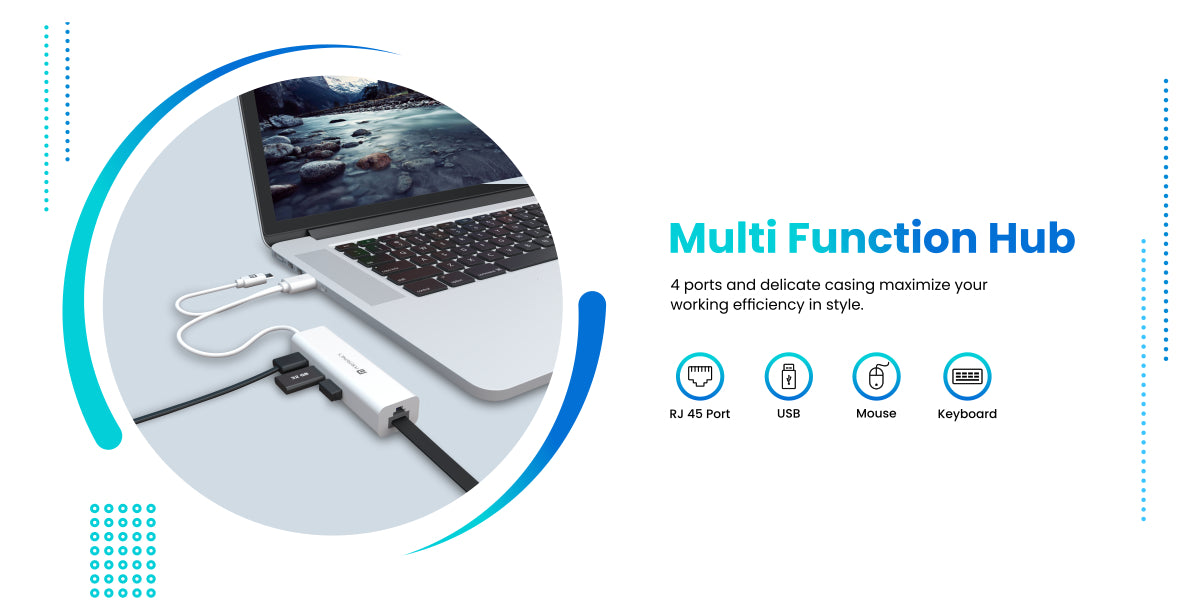 Portronics Mport 60-Multifunciton USB Hub