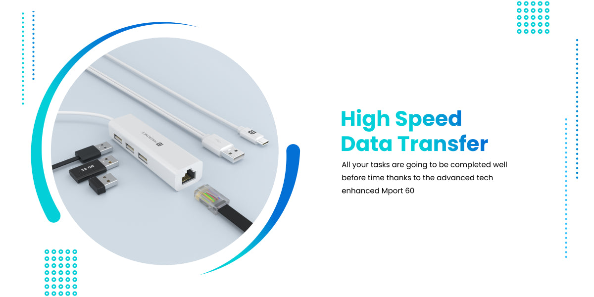 Portronics Mport 60-Multifunciton USB Hub 
