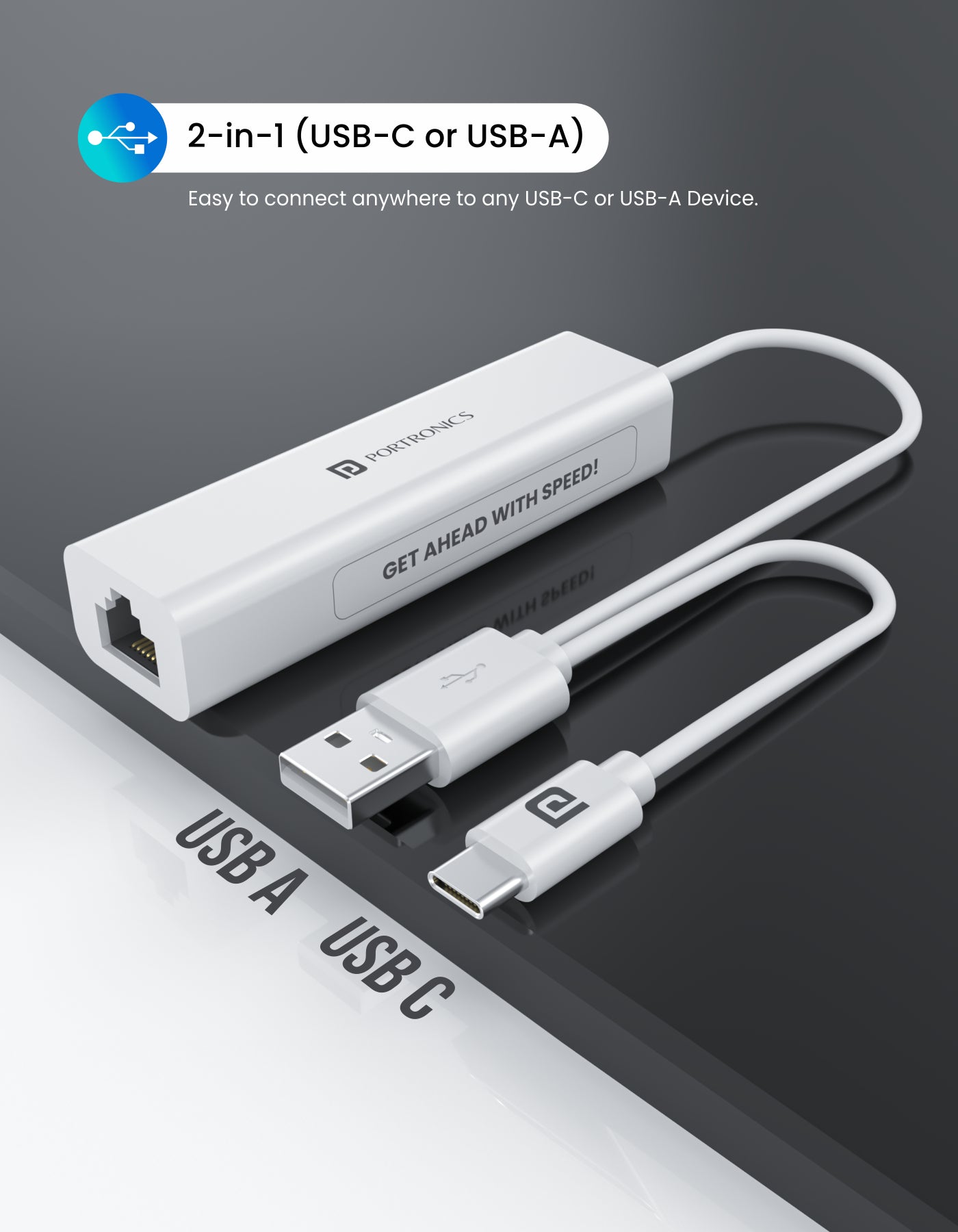 Portronics Mport 60-Multifunciton USB Hub for laptop