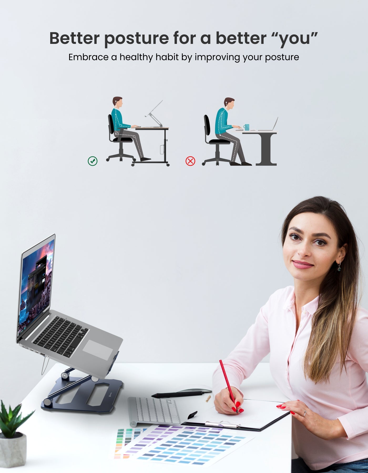 laptop stand for better posture