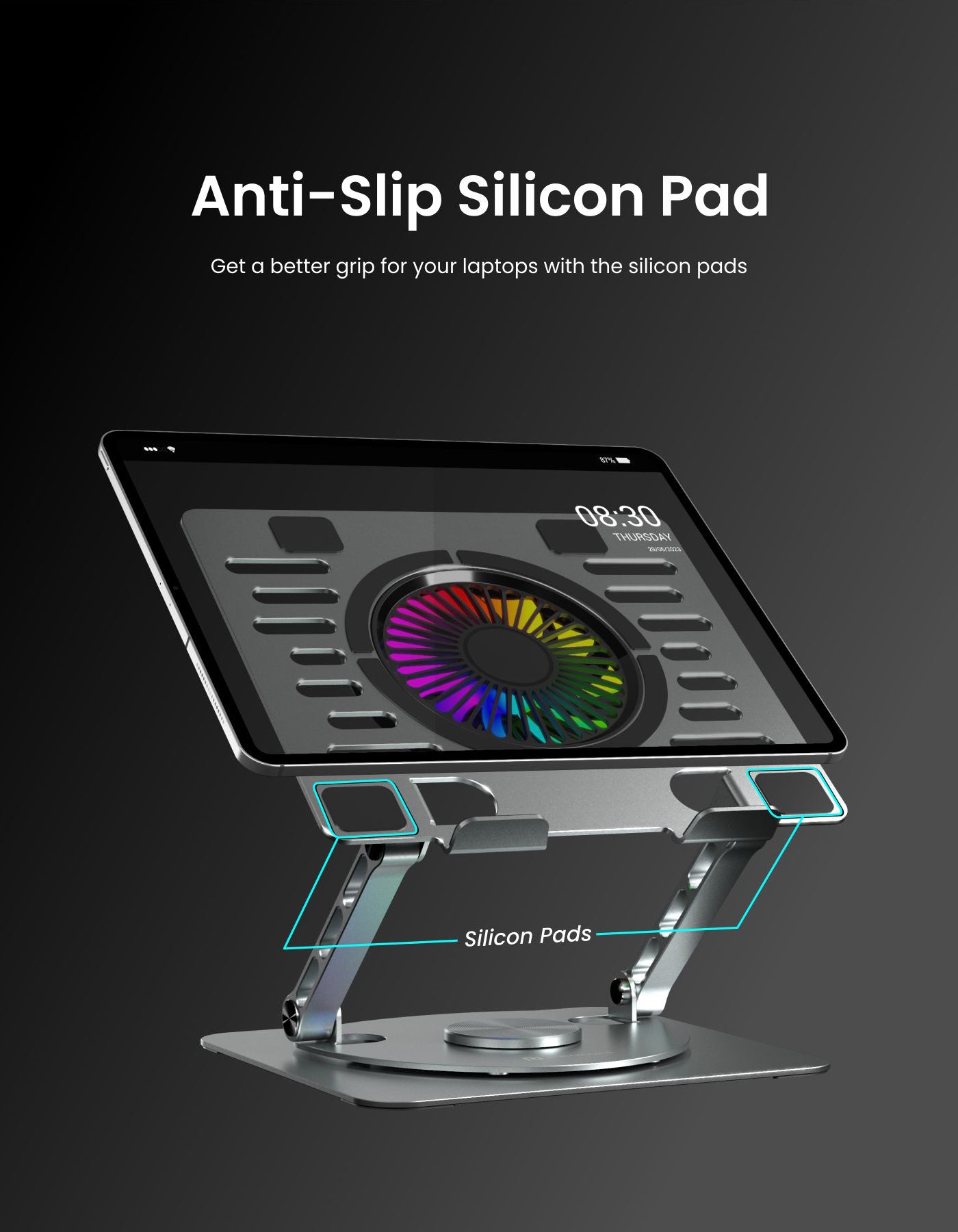 Get a better grip for your laptops with the silicone pads