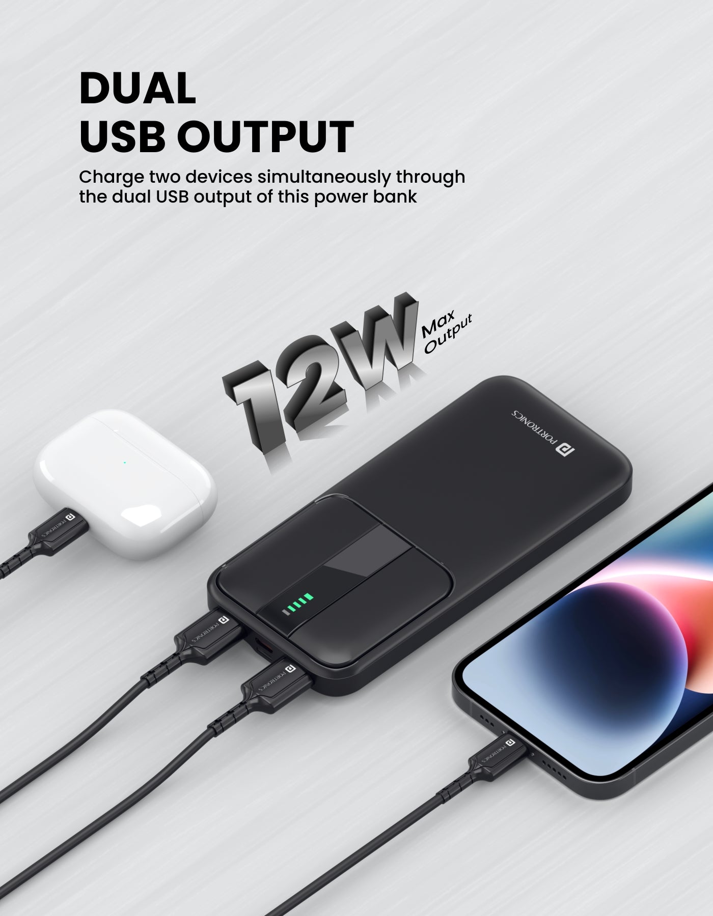 Portronics Power E 10K 10000mAh Fast Charging Power Bank