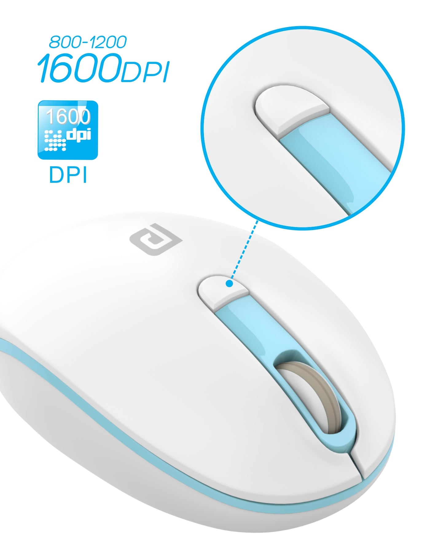Portronics Toad 11 Slim Bluetooth Wireless Mouse with 1600DPI