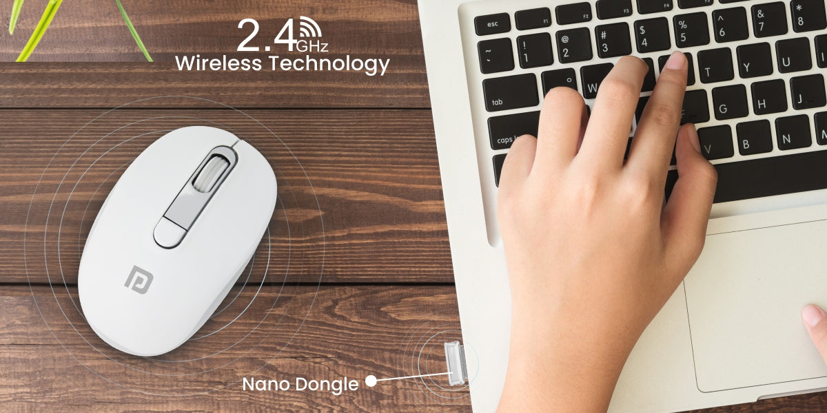 Portronics Toad 11 Slim Wireless Mouse with 2.4GHz technology