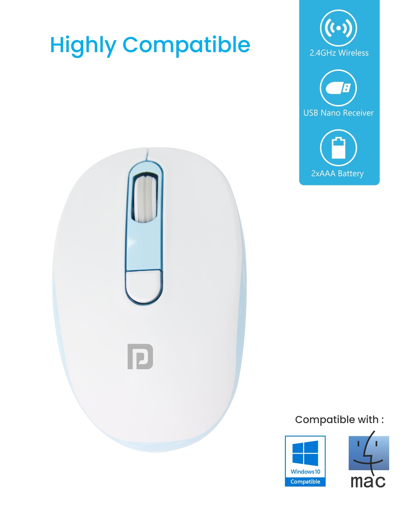 Portronics Toad 11 Slim Bluetooth Wireless Mouse