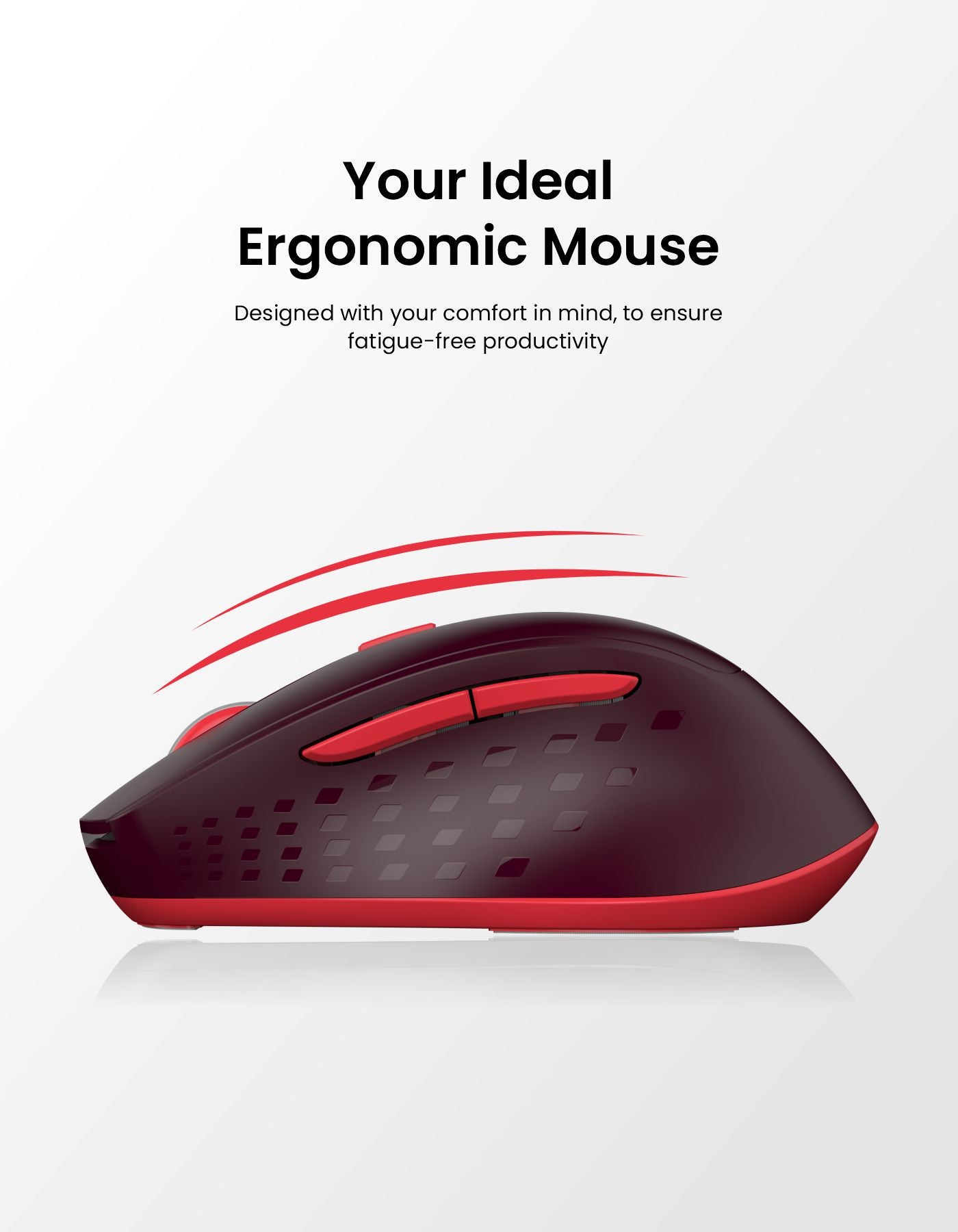 Portronics Toad 32 wireless mouse with responsive 1600 DPI ergonomic design