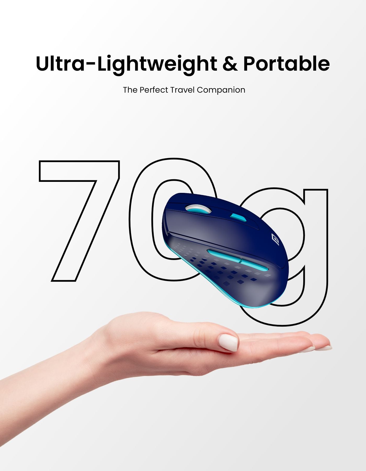 Portronics Toad 32 usb wireless mouse with responsive 1600 DPI ergonomic design