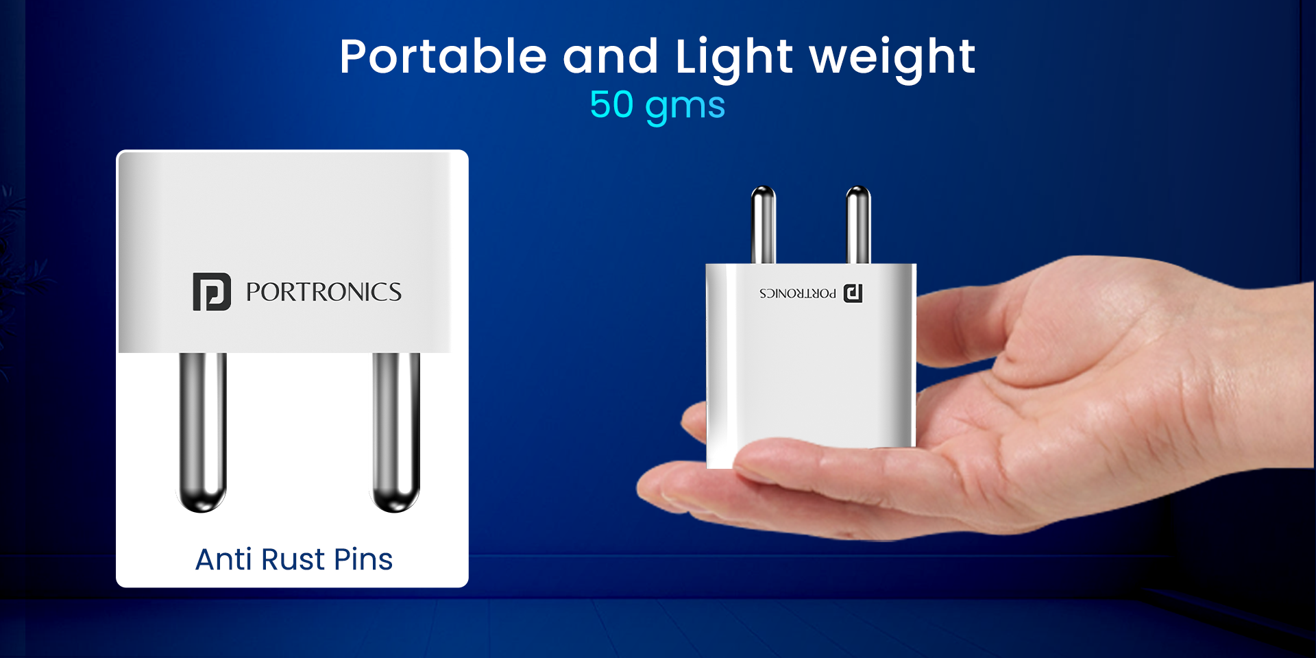 portronics Adapto 12 Type C charging