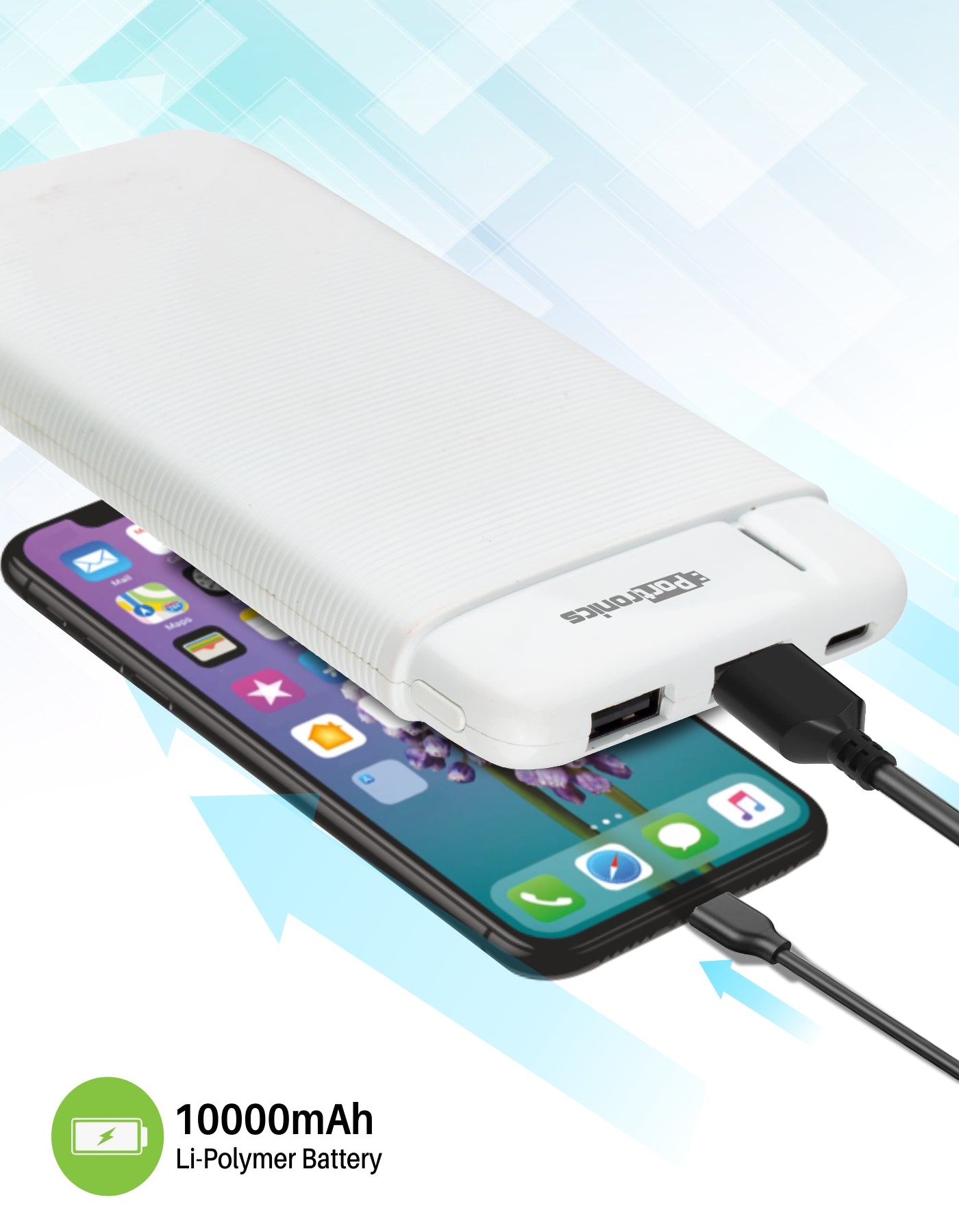 Portronics Power Pro 10K Power Bank 10000mah