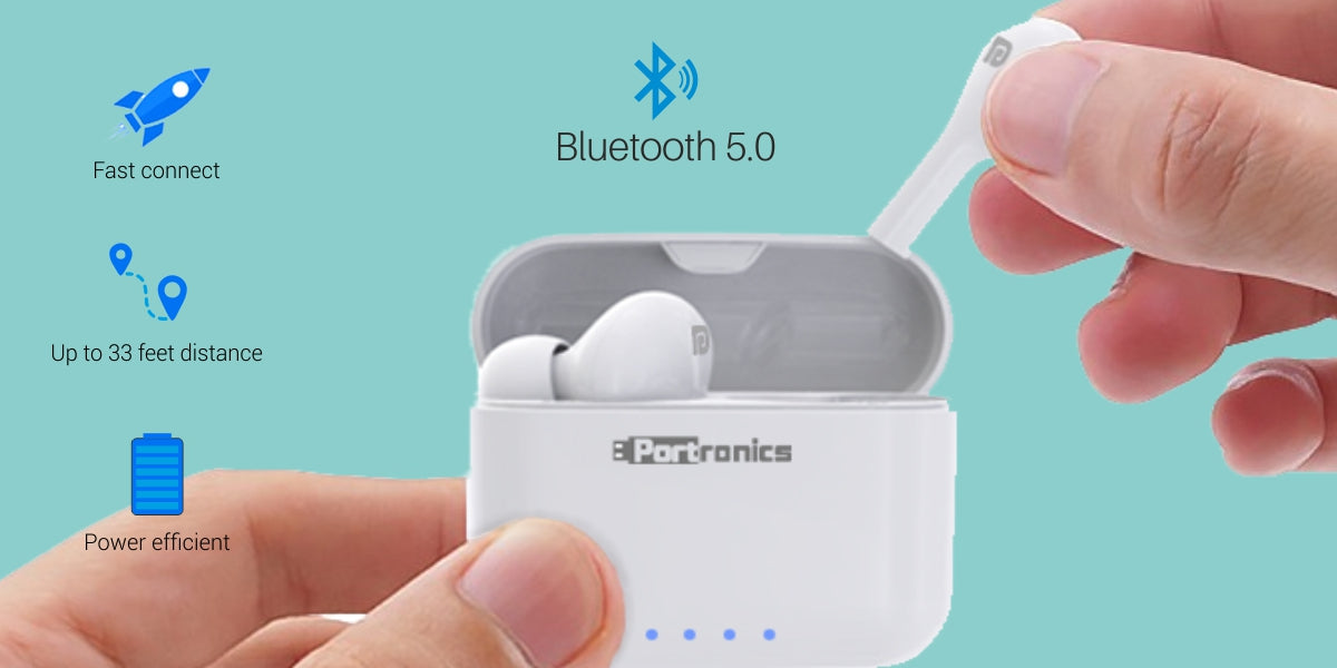 Portronics Harmonics Twins 33 Truly Wireless Bluetooth Earbuds