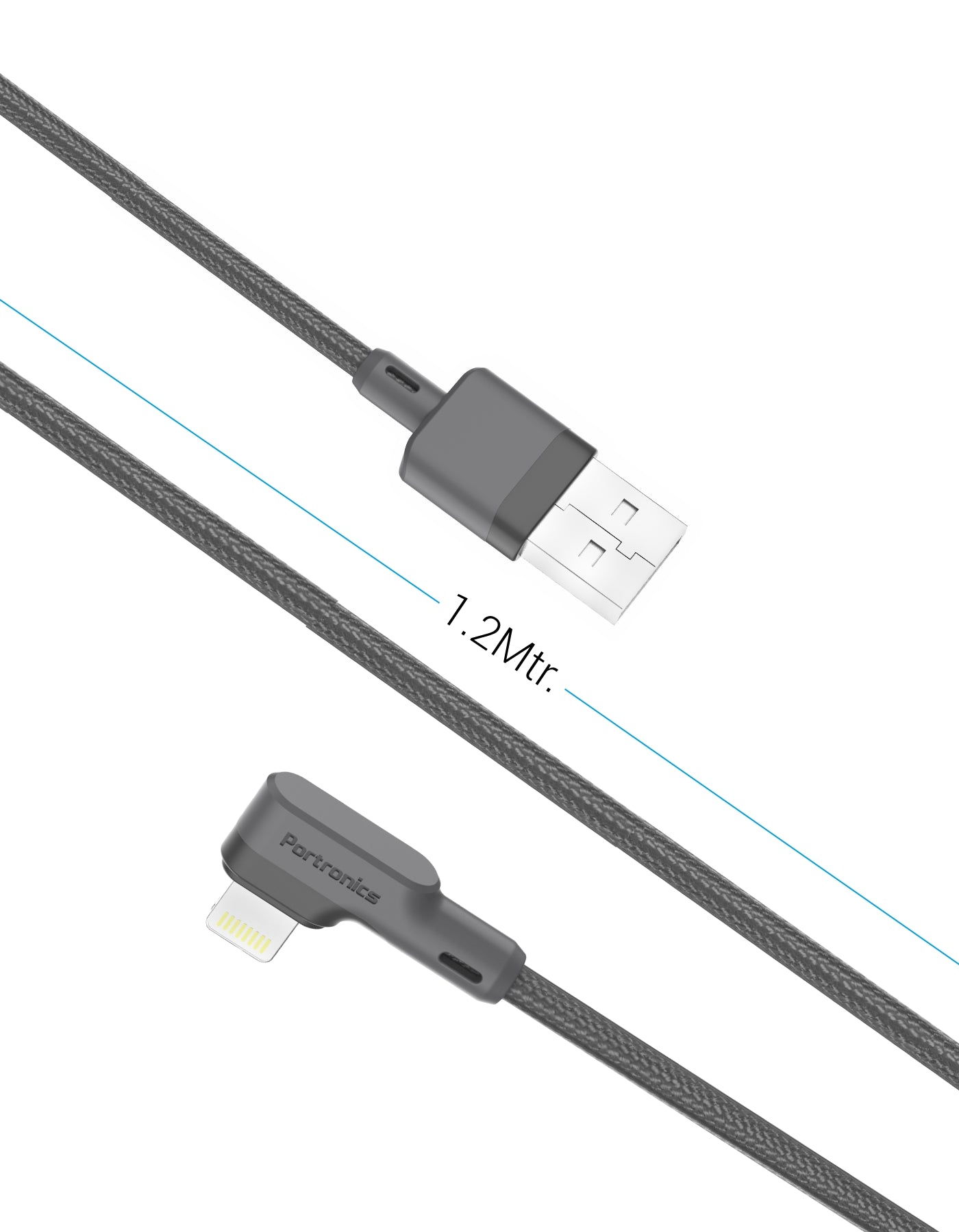 Portronics Konnect L 8 Pin USB cable comes with fast charging