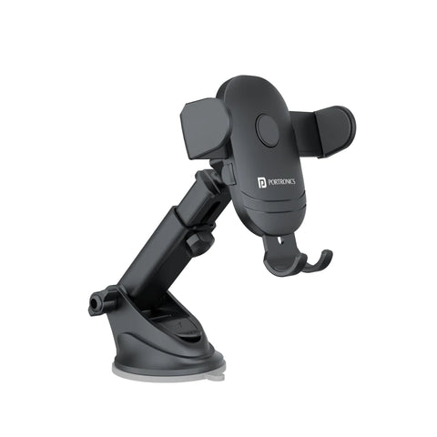 portronics clamp 2 mobile holder for car