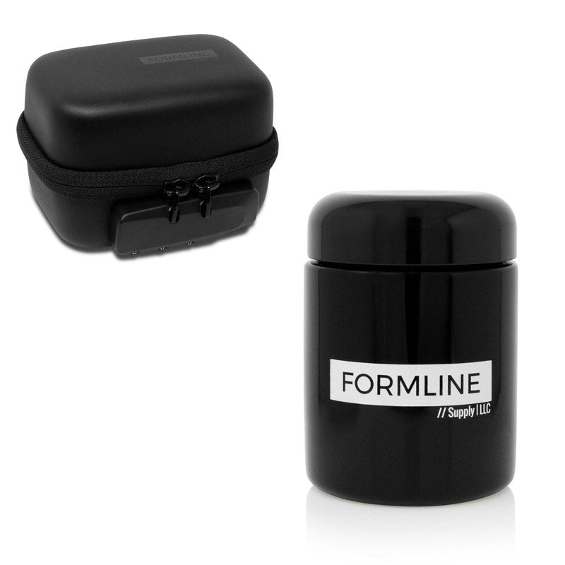 Formline 1/2 oz Smell Proof Container (250 ml) - Airtight Herb Jar