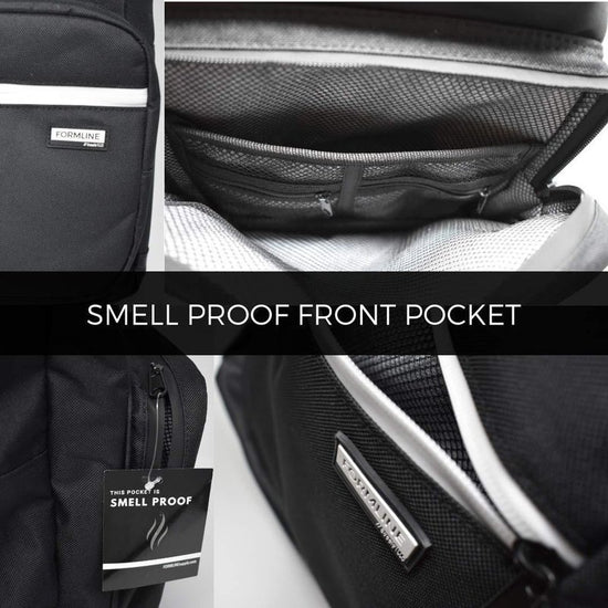 Smell Proof Backpack - Functional Laptop Book Bag with Built in Odor P –  Formline Supply