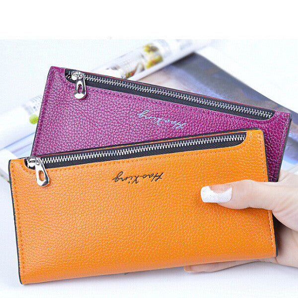 CLEARANCE-Korean Style Ladies Long Wallet Fashion Simple Women&#39;s Thin – MagCloset