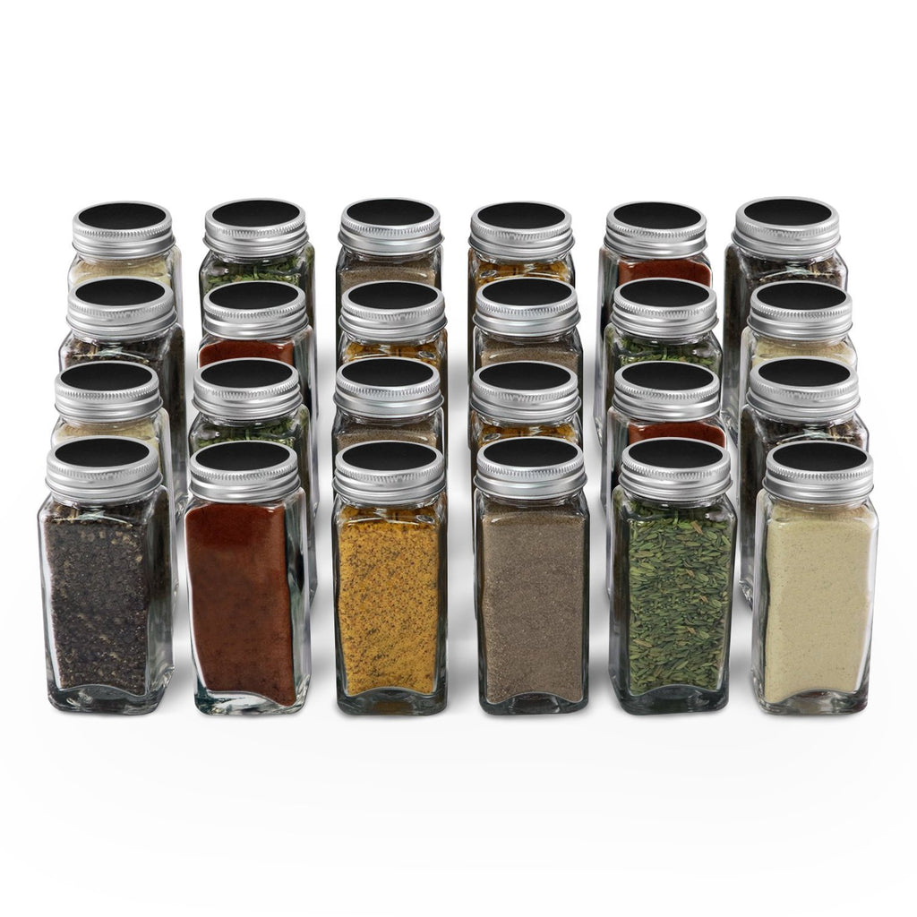 spice rack square jars