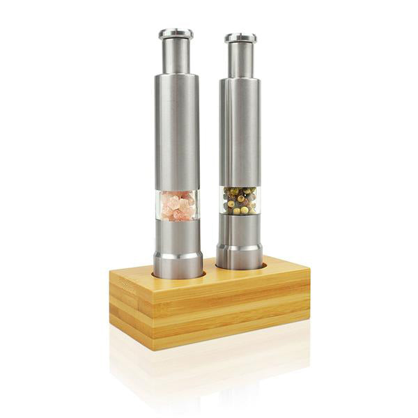 salt and pepper grinder stand